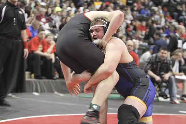 Quinten Berres is two-time wrestling State Champion
