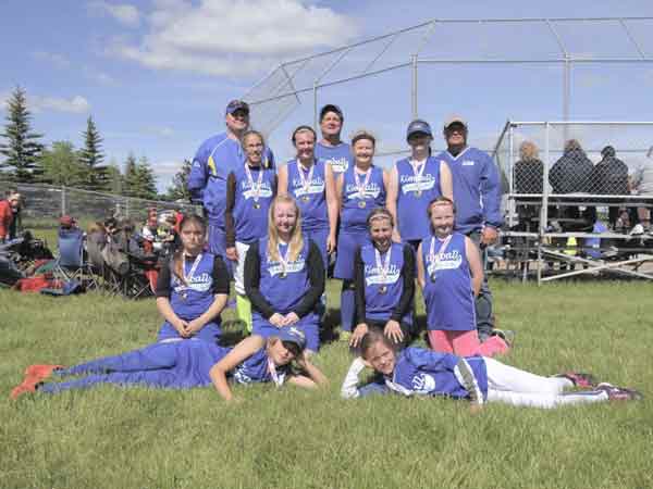 Kimball 12U fastpitch softball takes second