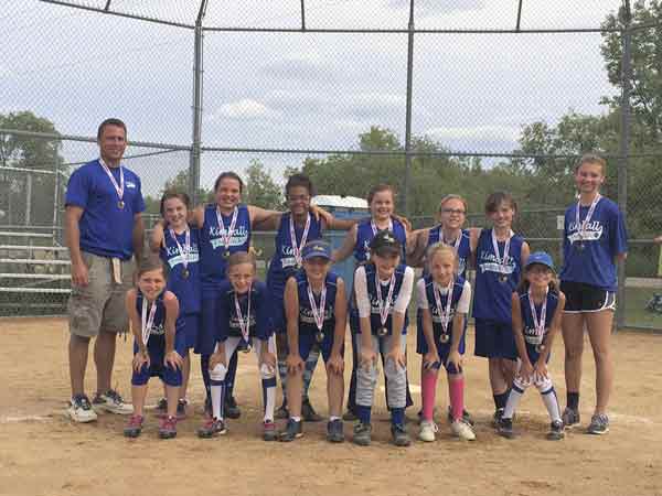 Kimball 10U softball team gets second place
