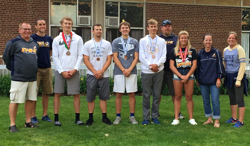 EV-W/K track/field athletes at state meet