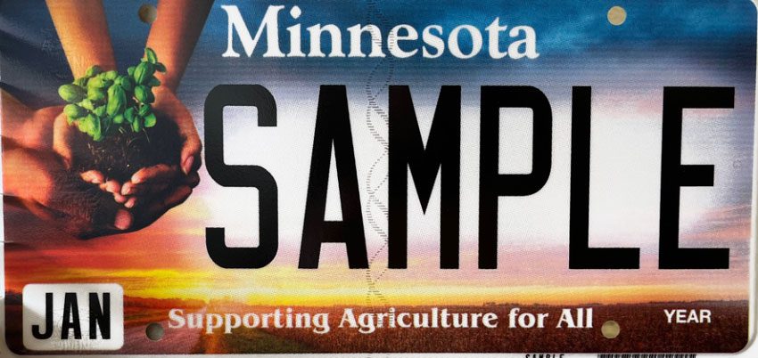 New MN license plate benefits FFA and 4-H