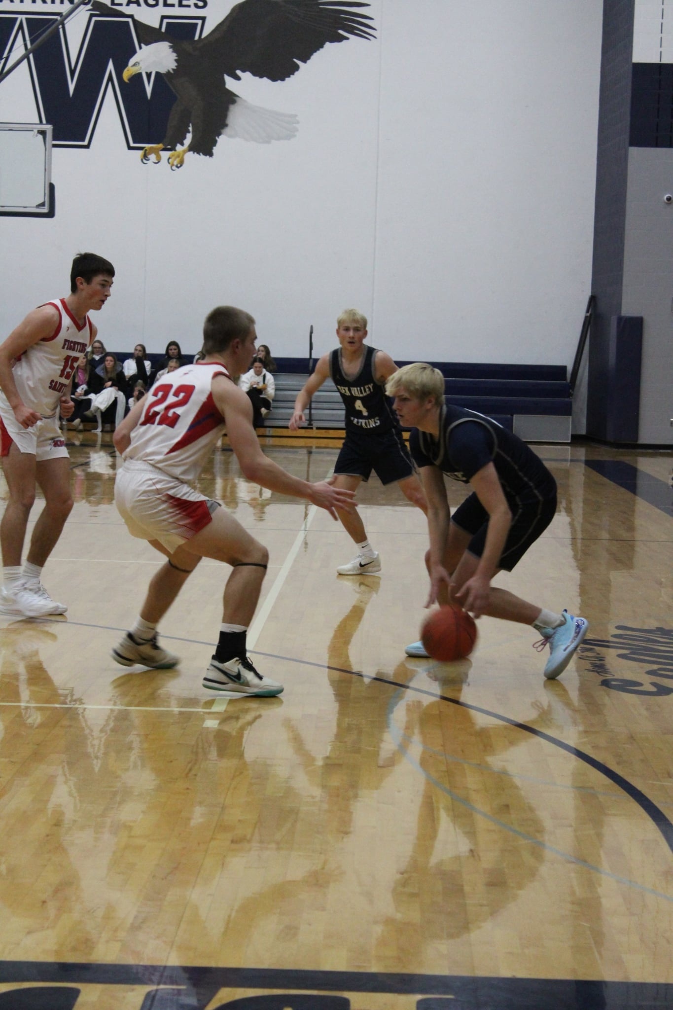 Eagles allow Fighting Saints to pull away in second half