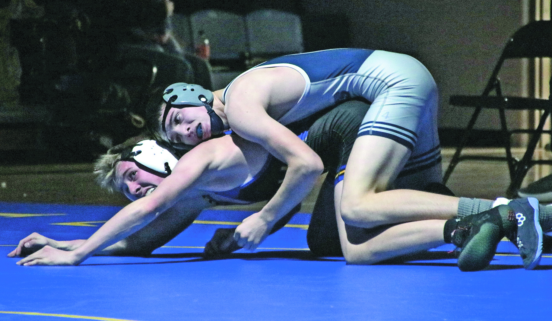 Eagle wrestlers drop section quarterfinal dual