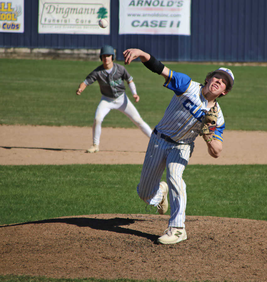 Cubs baseball splits with Eagles, finishes week 1-3