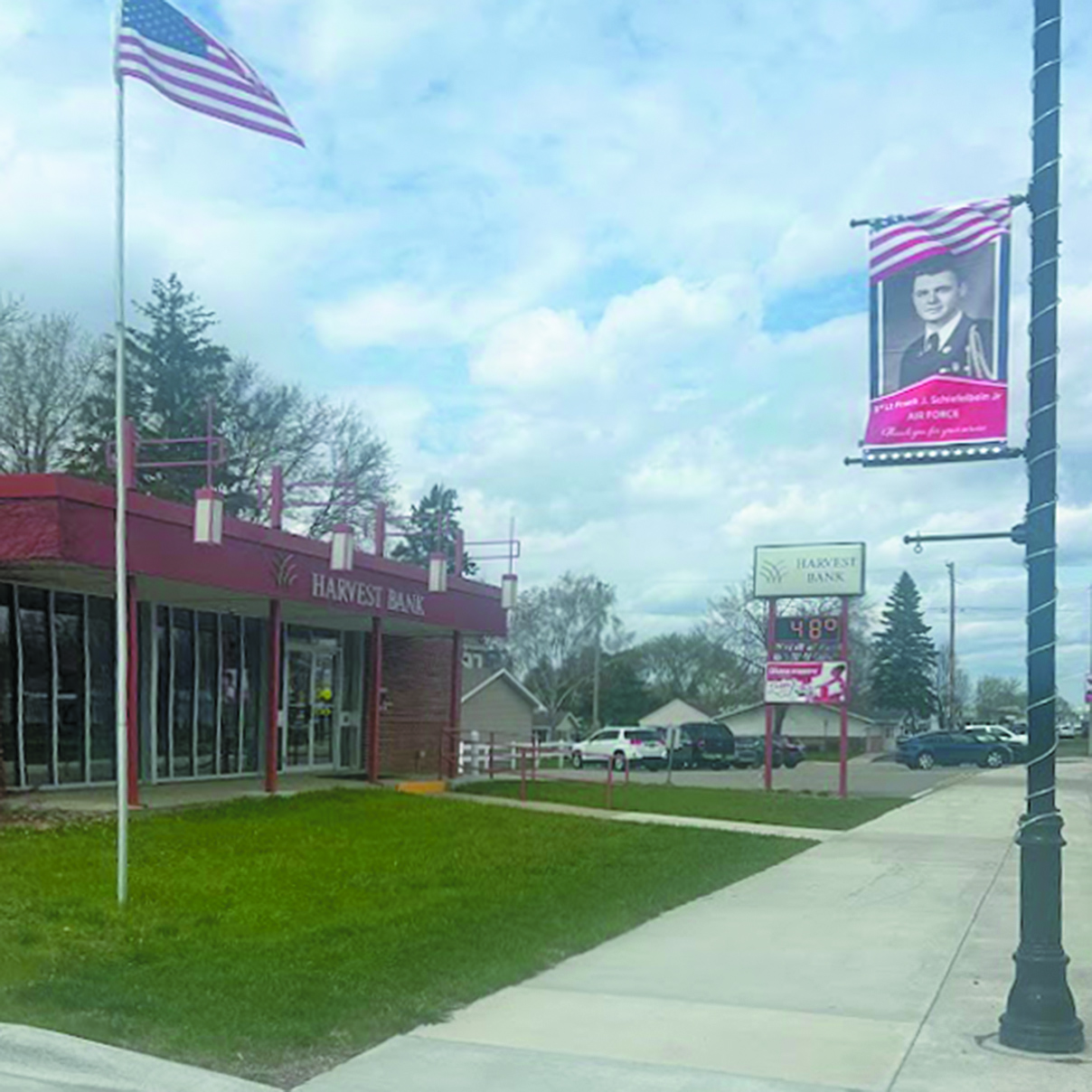 Hometown Hero banners are up in Kimball, to be dedicated on May 15